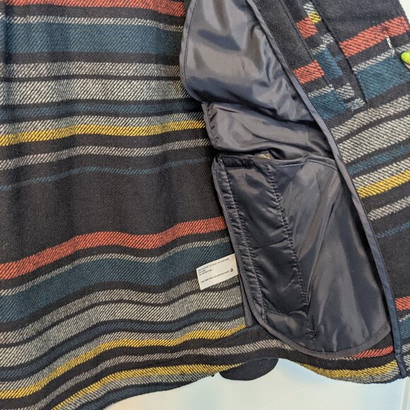 Goodfellow & Co. Polyester/Wool Blend Striped Coat - Picture 6 of 11